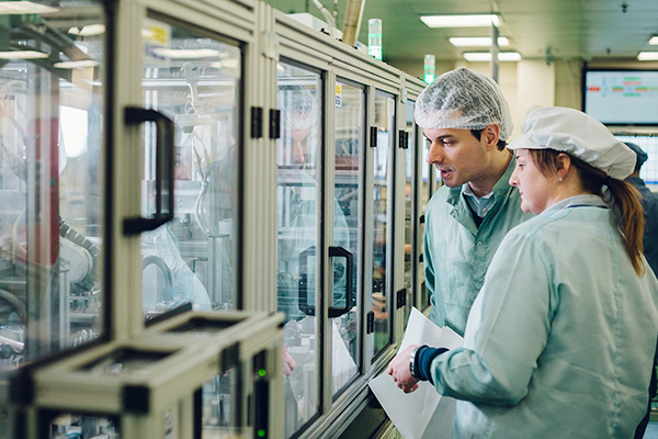 Clean room at the Recycling Technology Centre