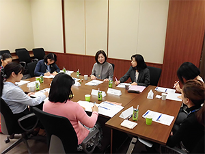 白井社外取締役と女性管理職との語る会