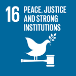 16 PEACE, JUSTICE AND STRONG INSTITUTIONS