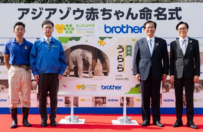 The Baby Asian elephant naming ceremony